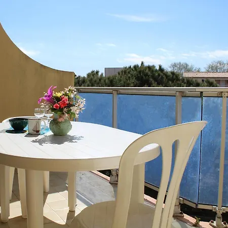6 Pers, 2 Chambres, Terrasse Petite Vue Mer, Piscine Et Parking, A 50m De La Mer - Ref Jaca417 *